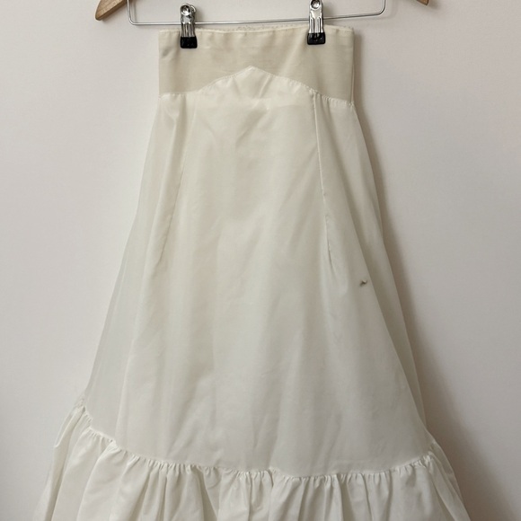 Ivory Crinoline Petticoat Ruffle Volume Maxi Length - Picture 2 of 12